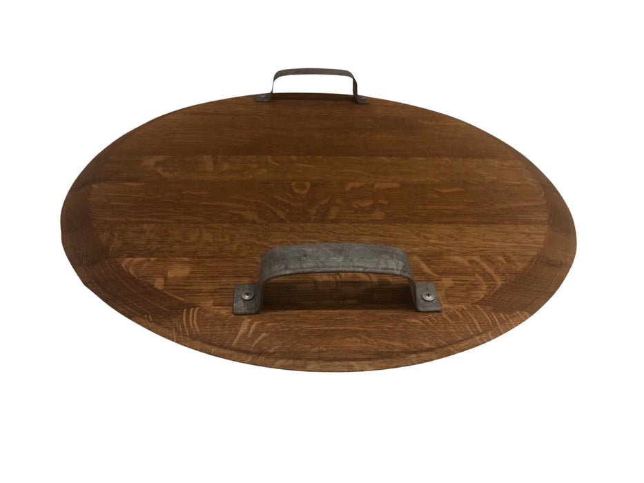 Round Barrel Head Serving Platter