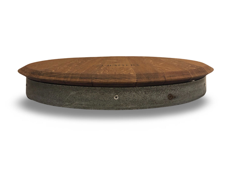 Round Barrel Head Lazy Susan