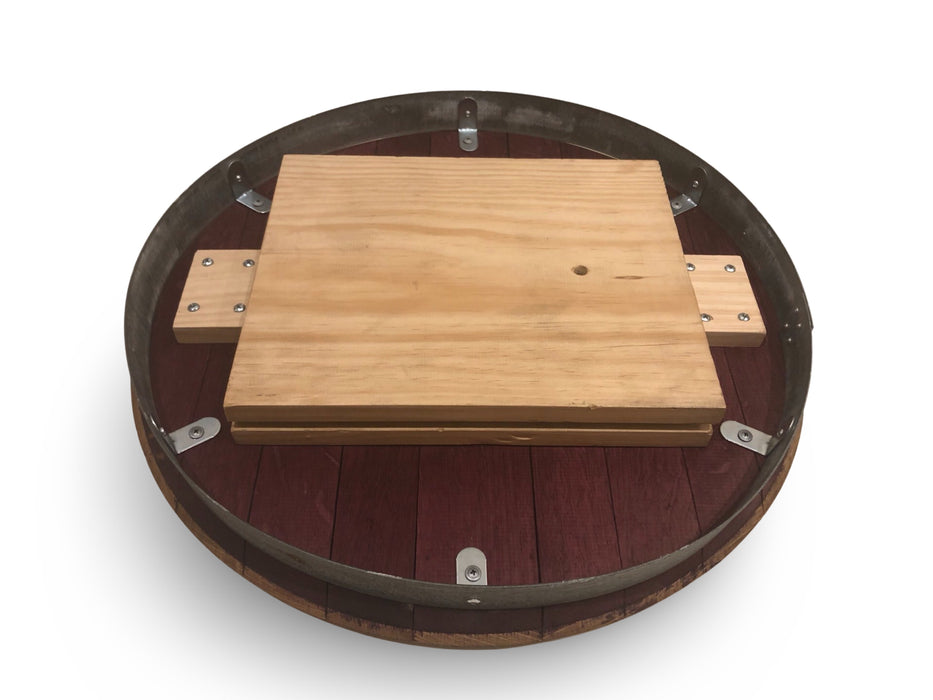 Round Barrel Head Lazy Susan