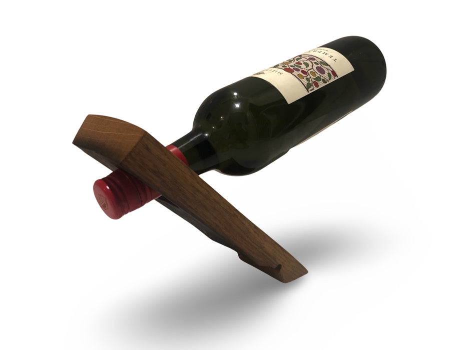 Barrel Stave Balancing Bottle Holder