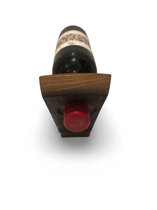 Barrel Stave Balancing Bottle Holder