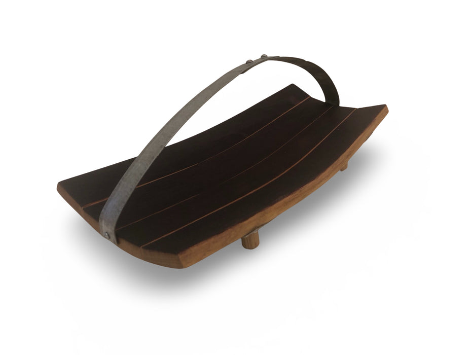 Barrel Stave Mid Length Serving Platter